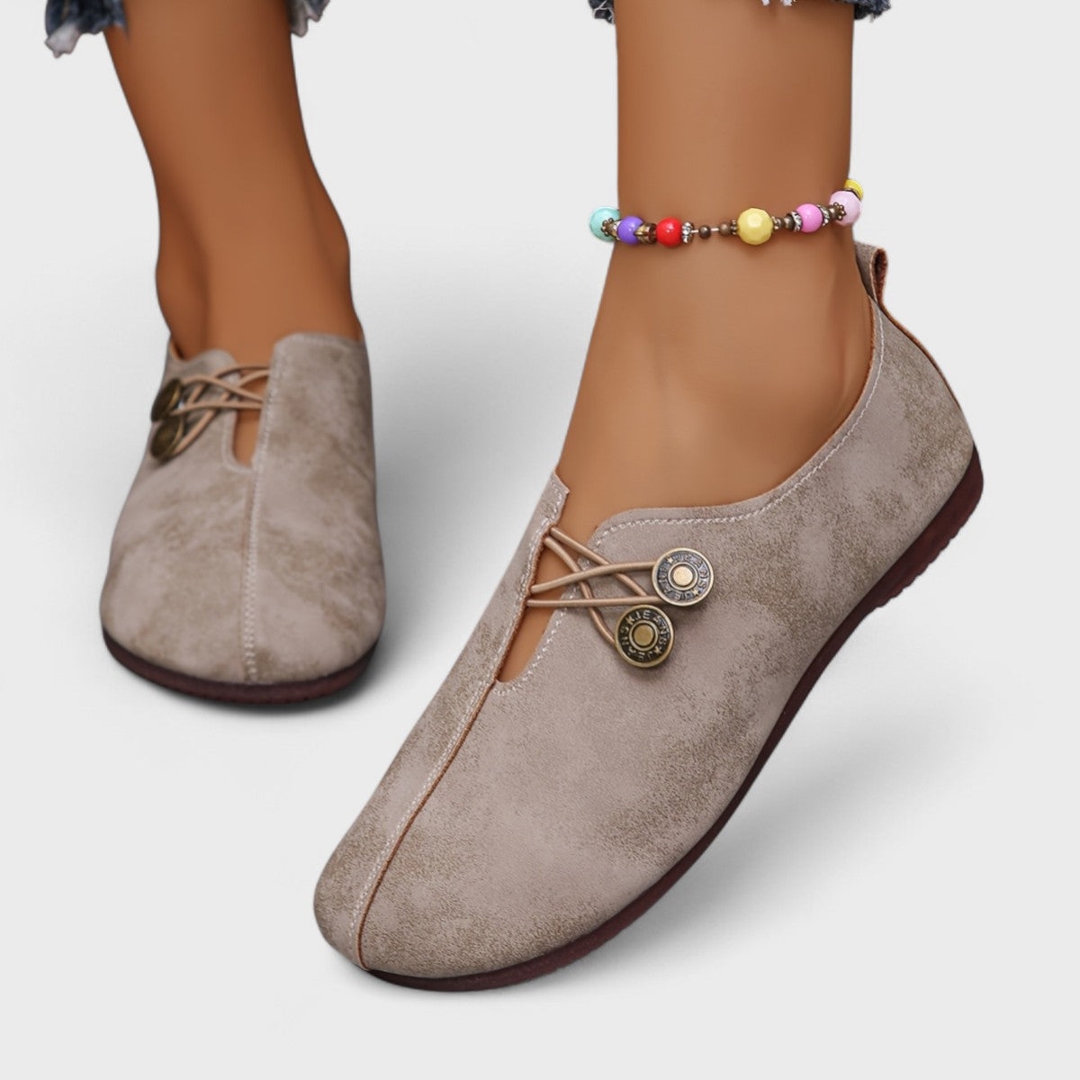 Flat Round-Toe Mary Janes
