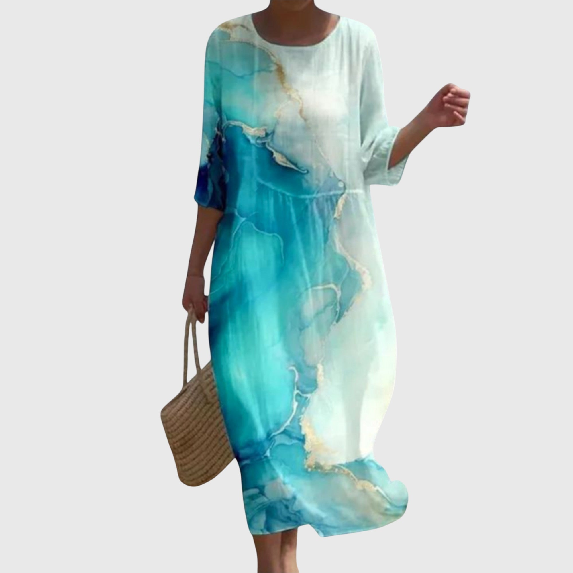 Floral Elegance Maxi Dress