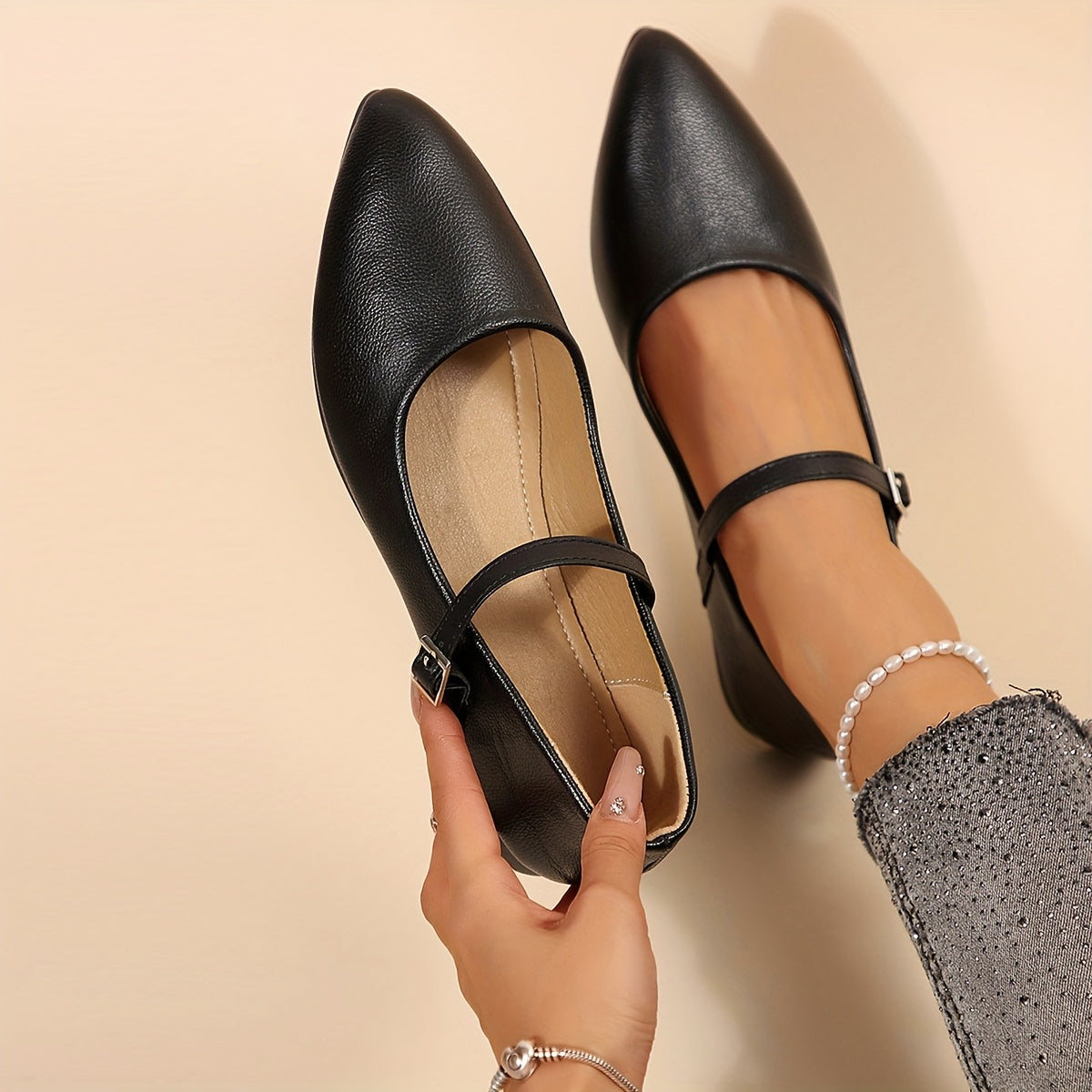 Casual Pointy Mary Janes