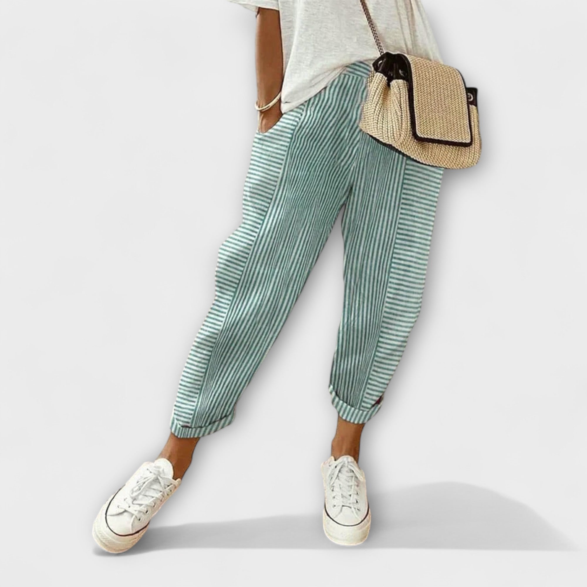 Comfortable Striped Pants