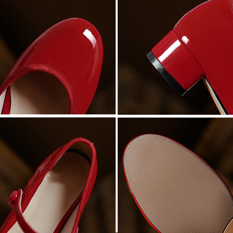 Leather Mary Jane Shoes