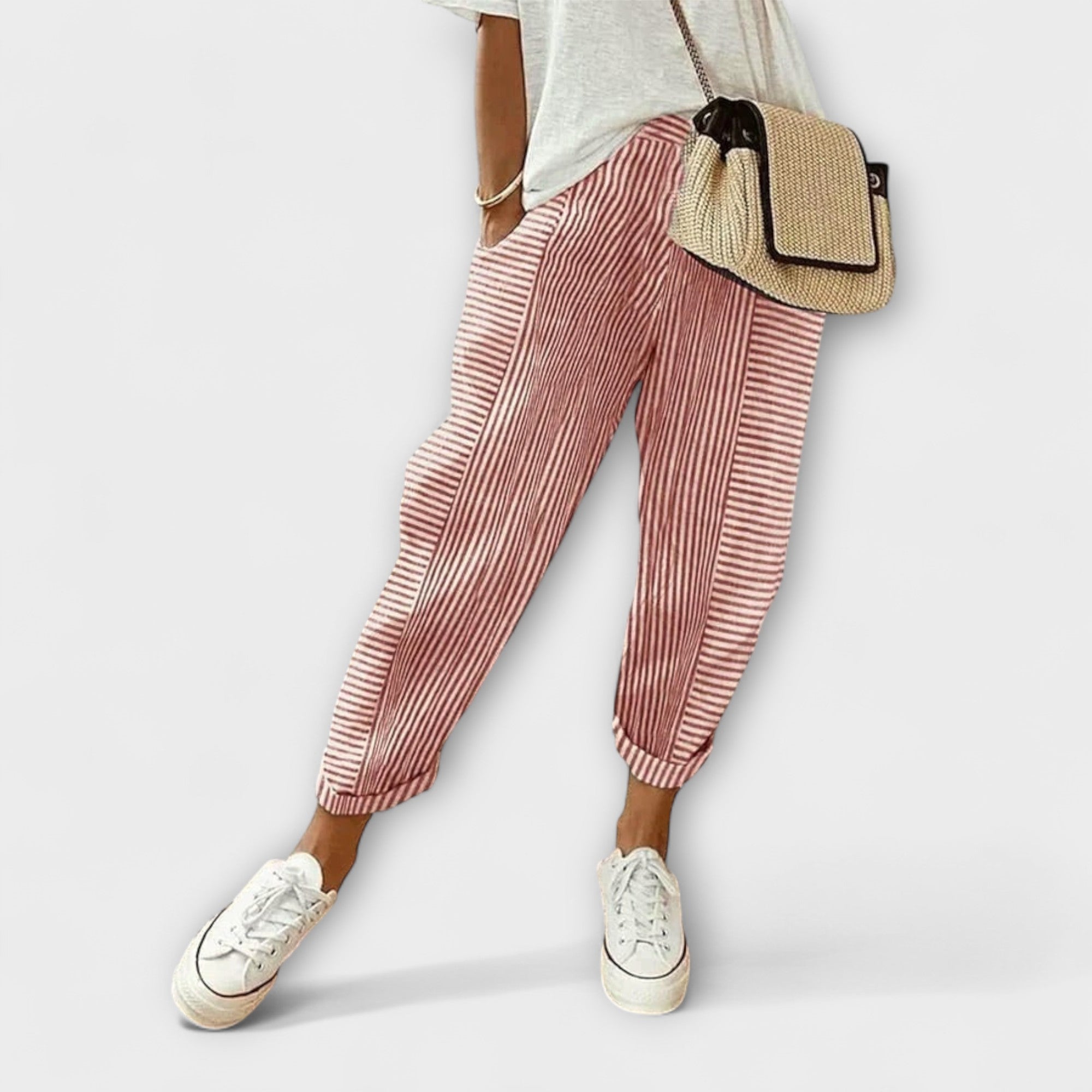 Comfortable Striped Pants