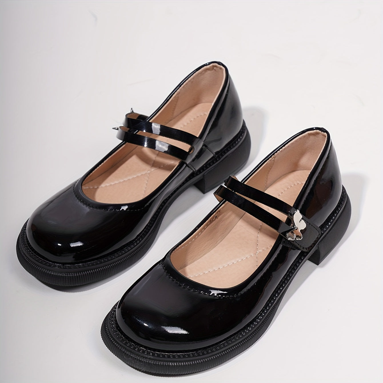 Chic Soft Leather Mary Janes