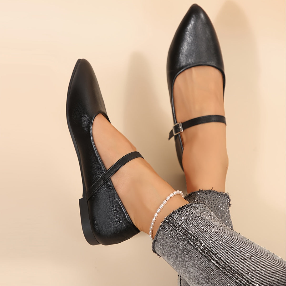 Casual Pointy Mary Janes