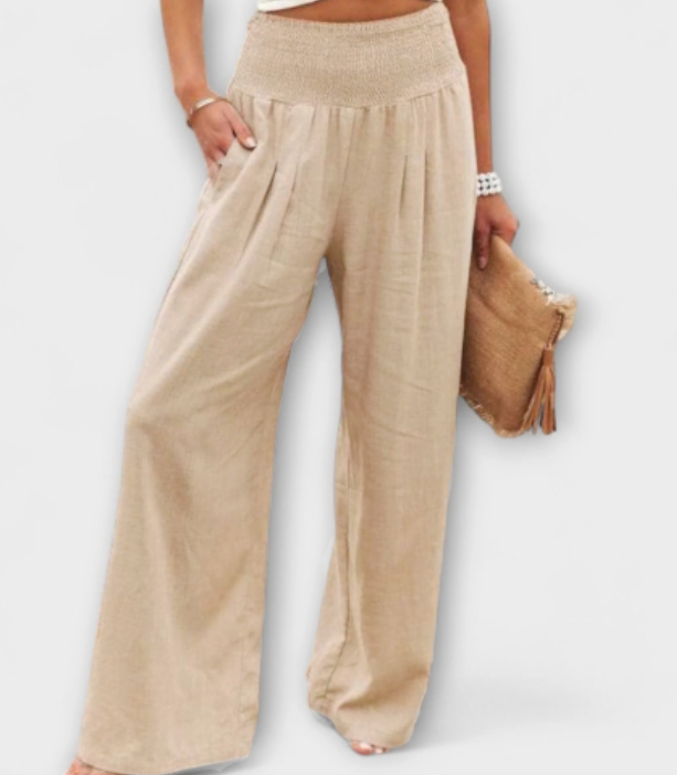 Casual Wide Linen Pants