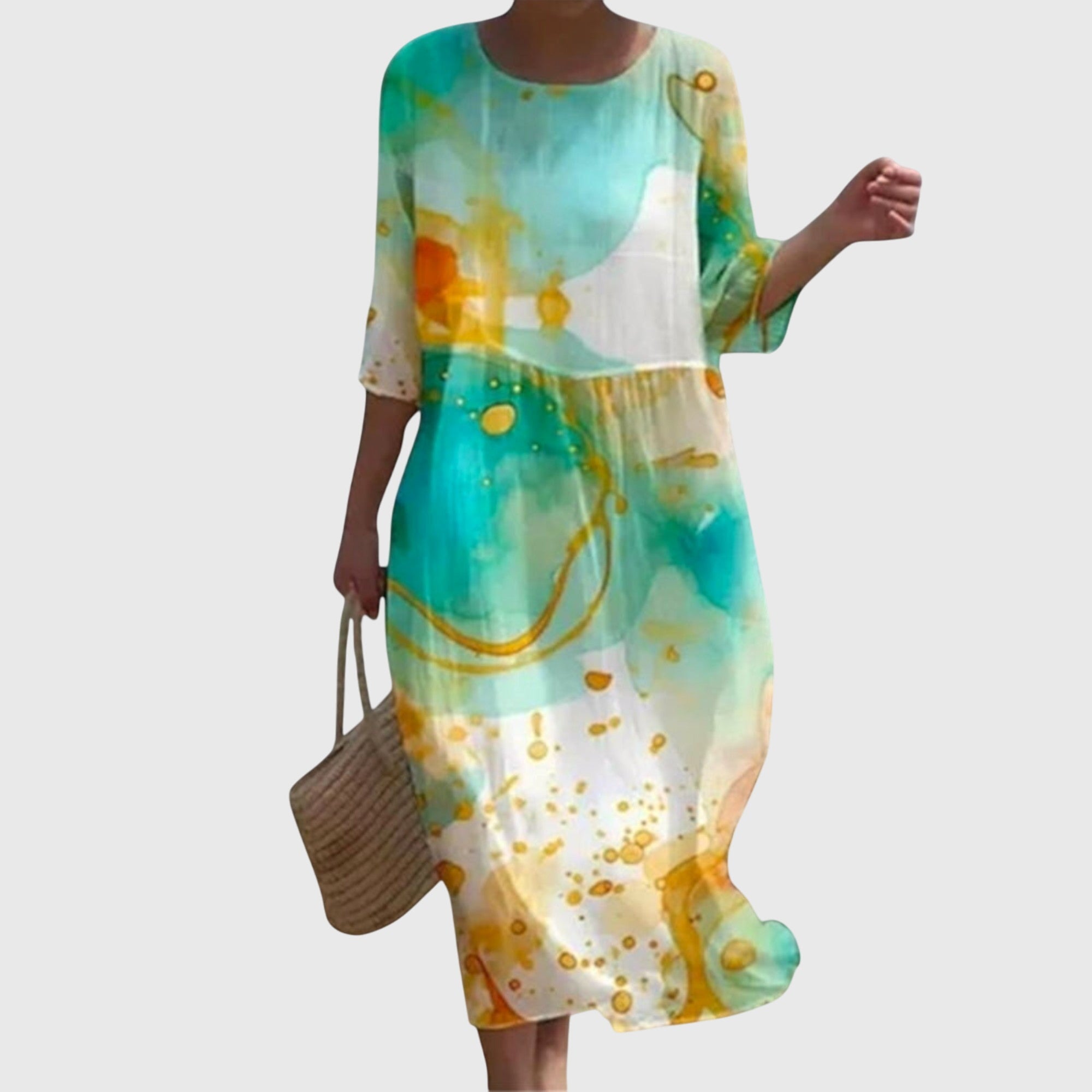 Floral Elegance Maxi Dress