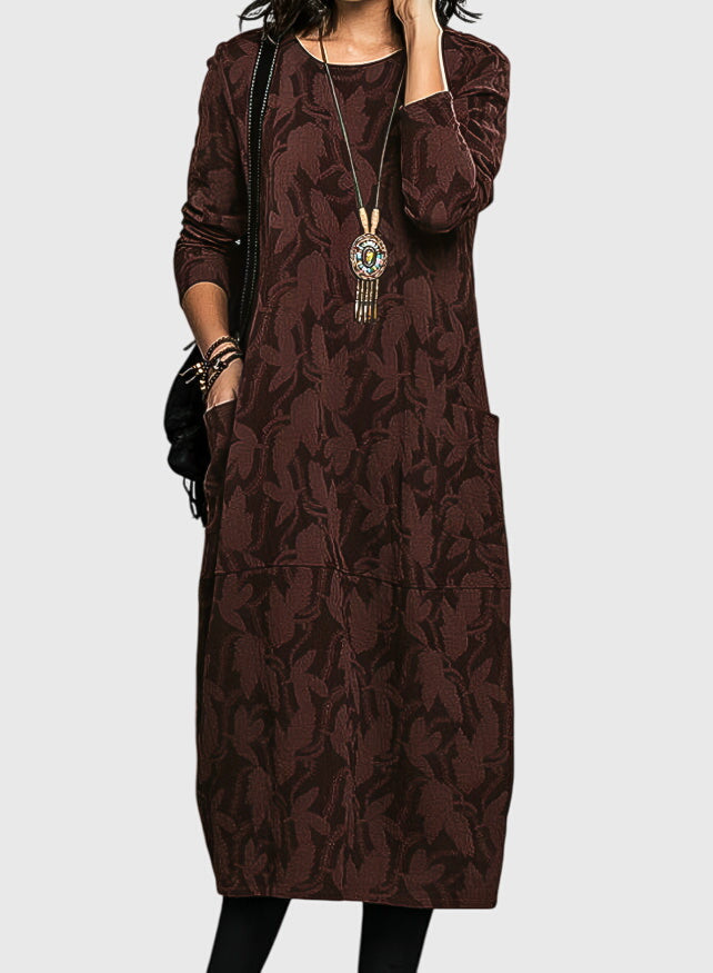 Casual Round-Neck Dress
