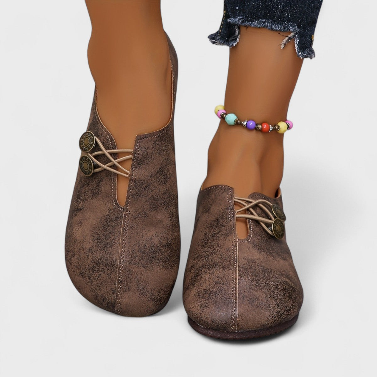 Flat Round-Toe Mary Janes