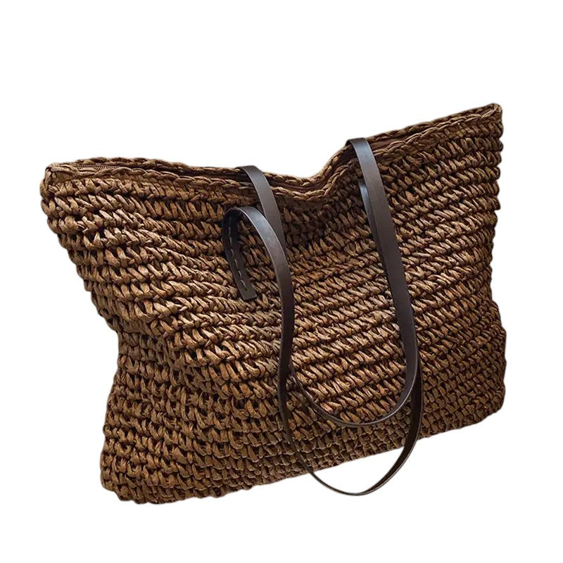 Woven Tote Handbag