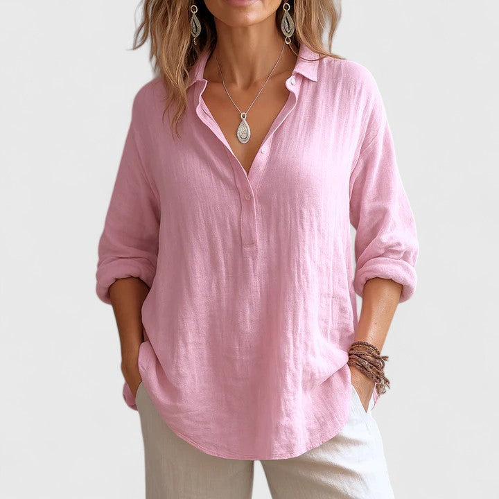Linen Relaxed Fit Top