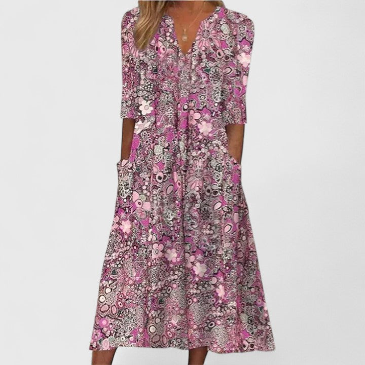 Chic Summer Floral Dress