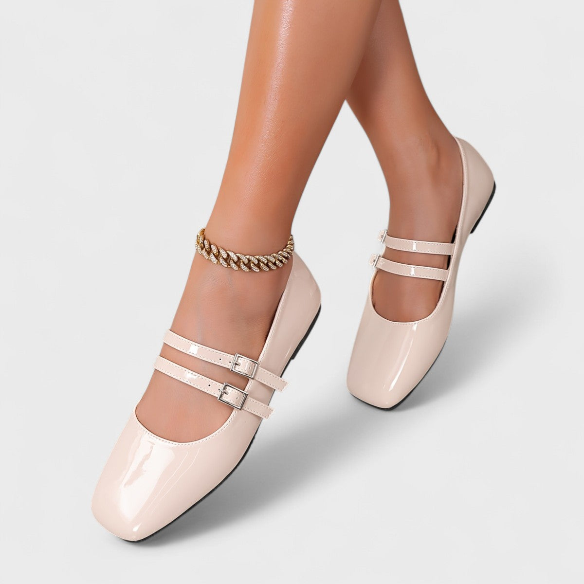 Casual Square Noose Mary Janes