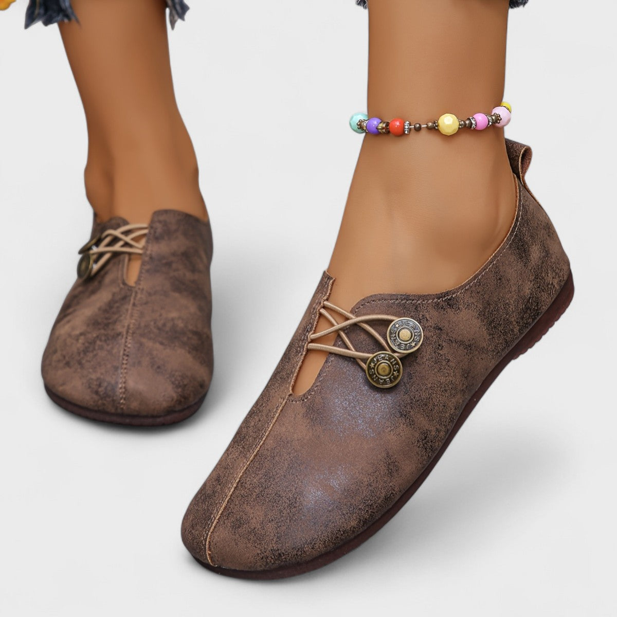 Flat Round-Toe Mary Janes