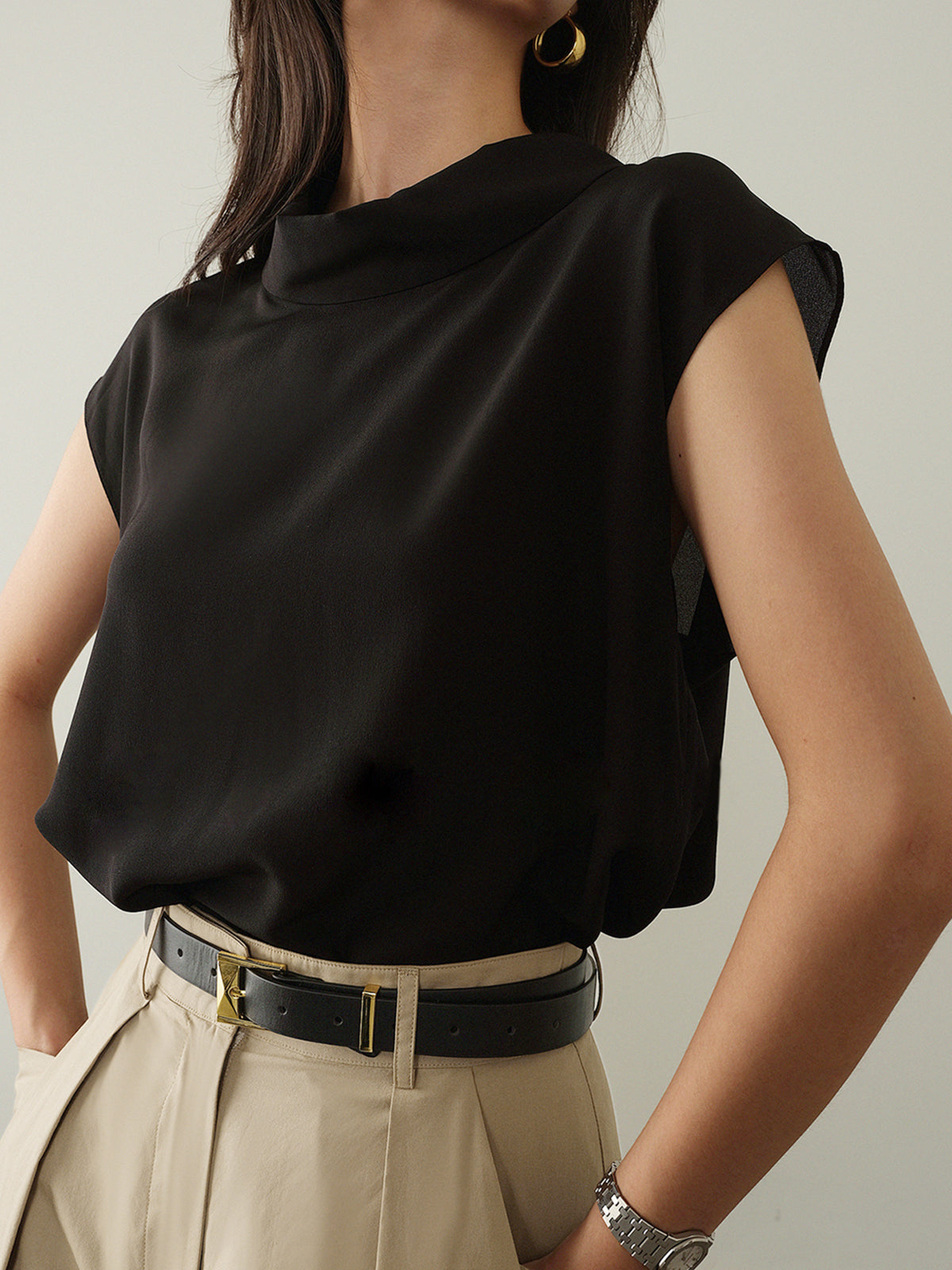 Casual Cap Sleeve T-Shirt