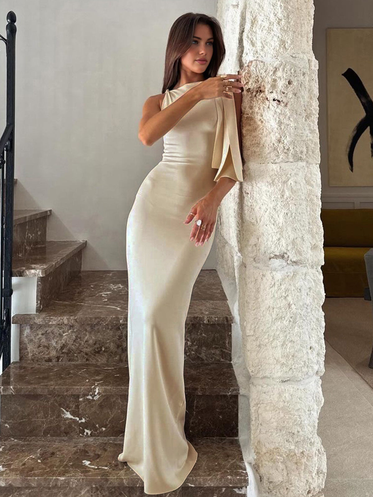 Beloved Knotted Sleeveless Maxi Dress
