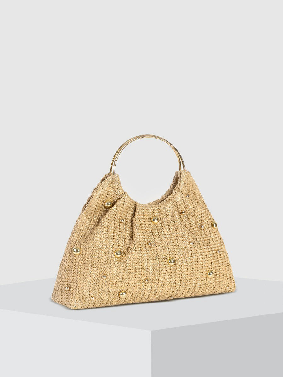 Beaded Crochet Shoulder Bag