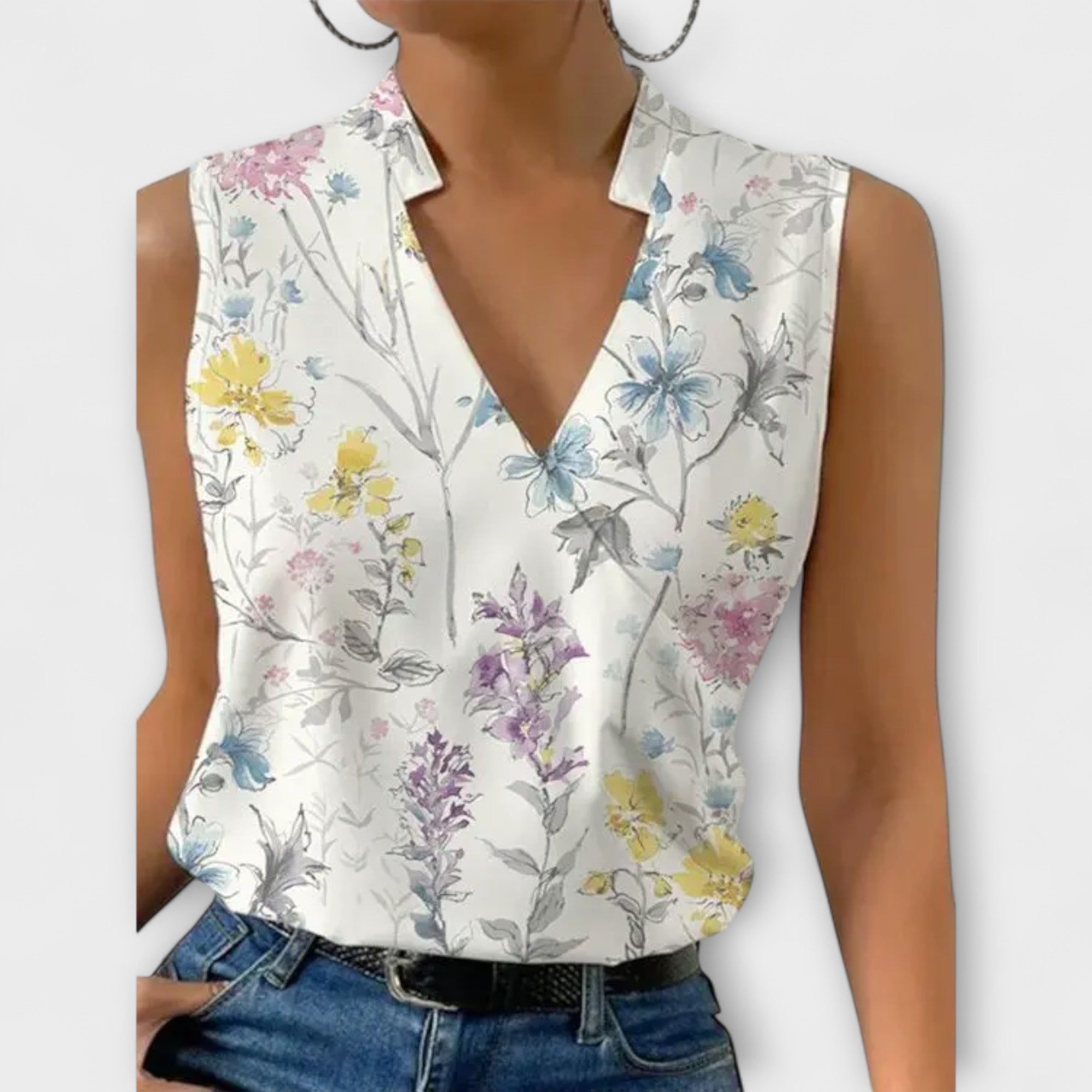 Elegant Soft V-neck Blouse