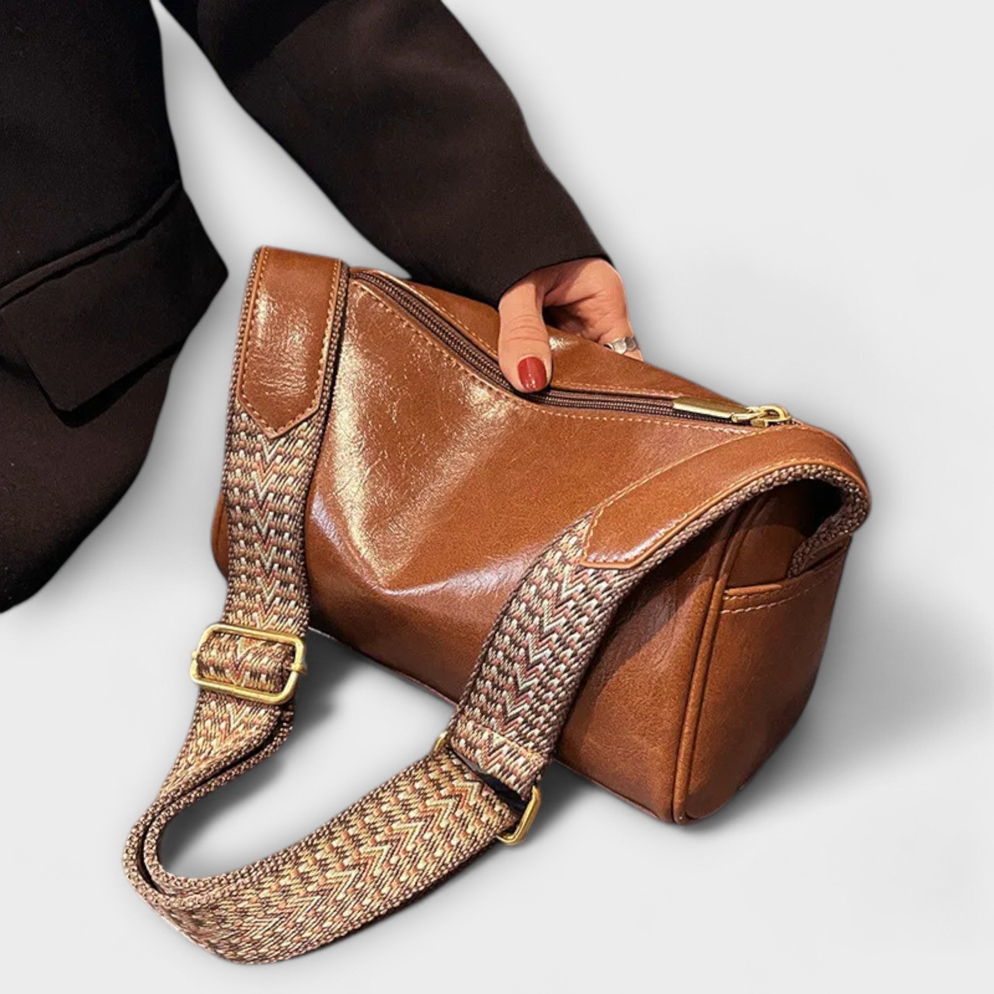 Retro Chic Crossbody Bag