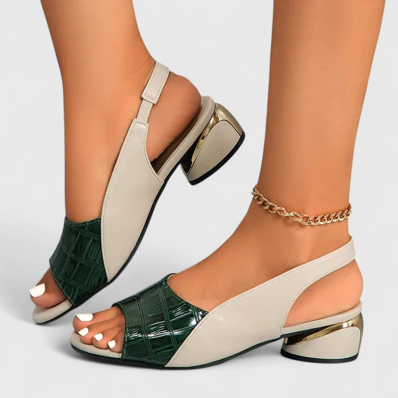 Chic Leather Strappy Sandals