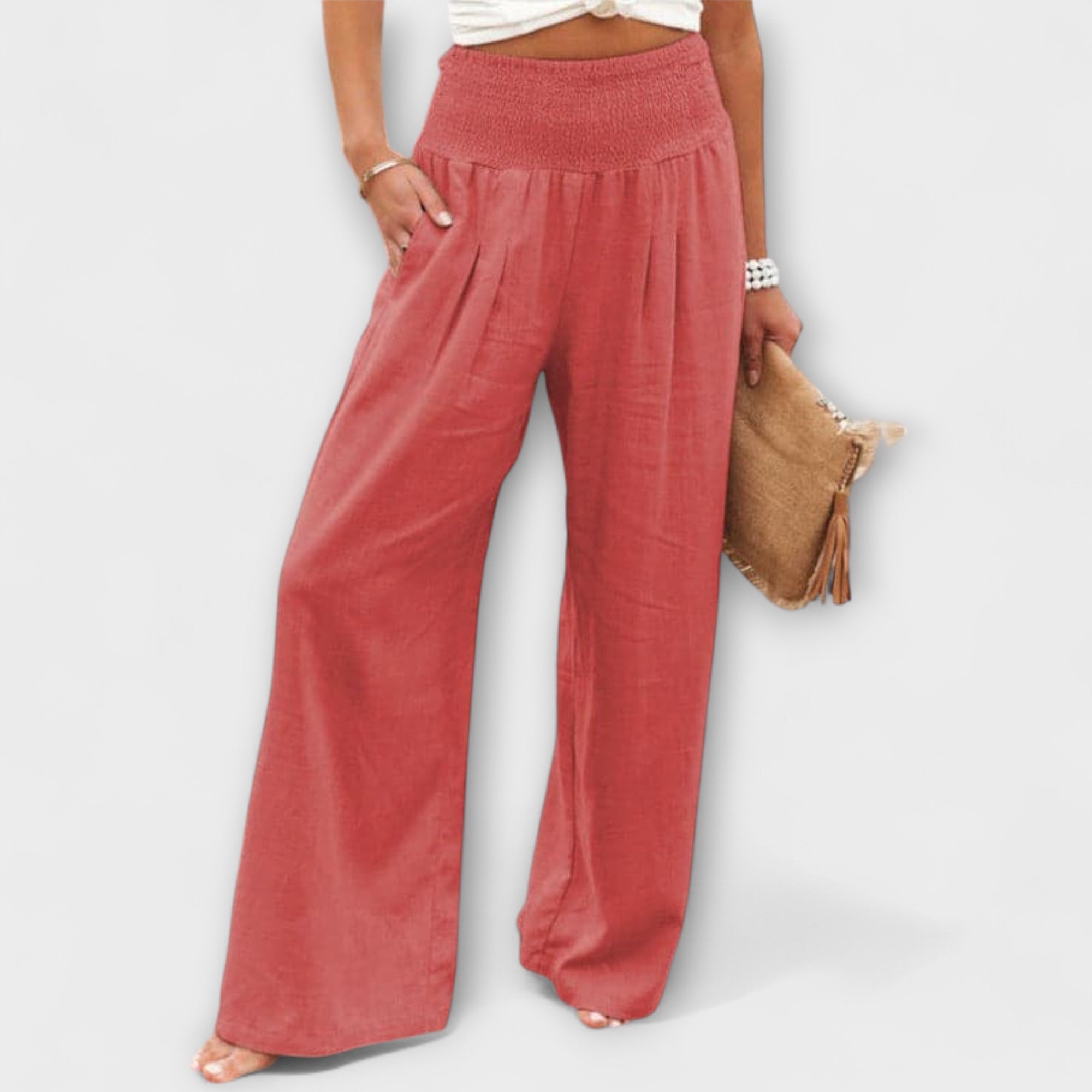 Casual Wide Linen Pants