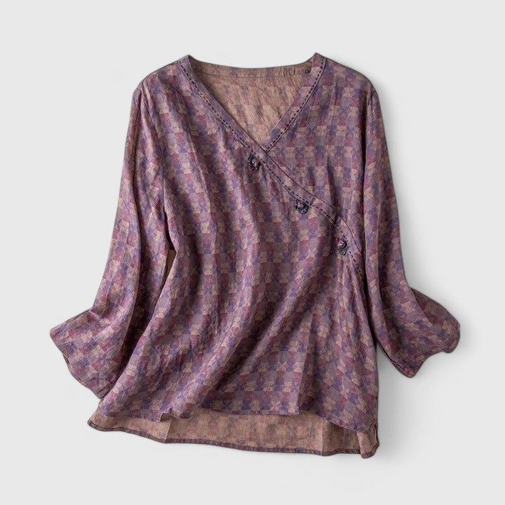 Cozy Chic Lightweight Blouse