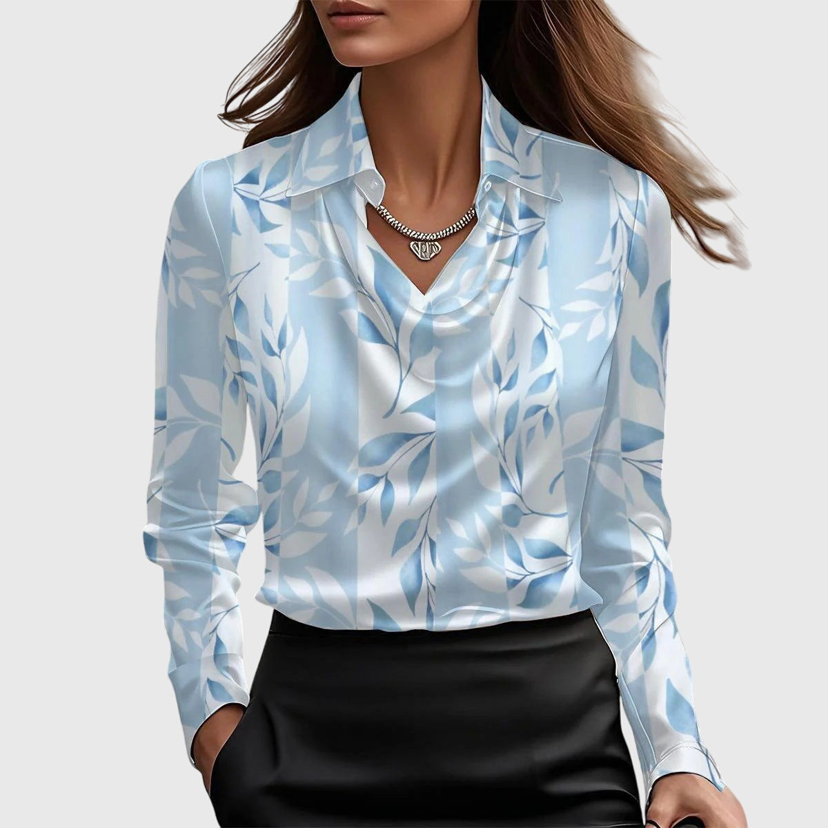 Luxe Shine Stylish Blouse