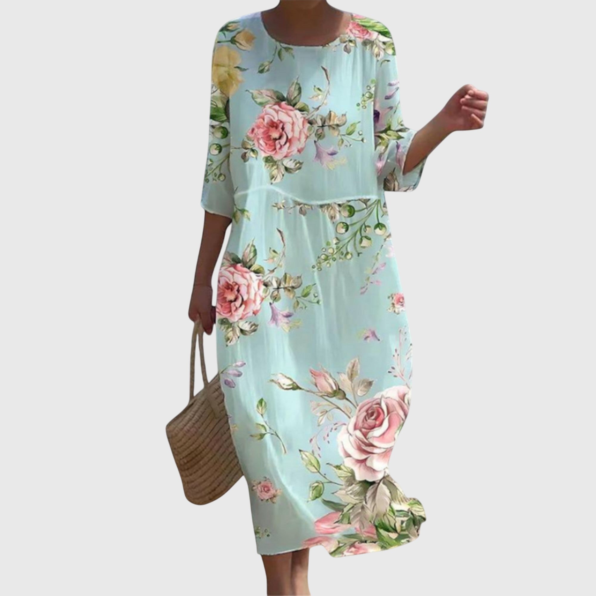 Floral Elegance Maxi Dress