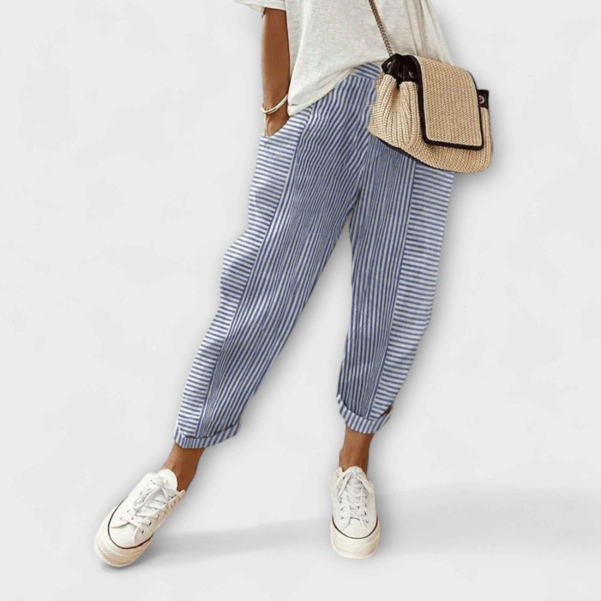 Comfortable Striped Pants