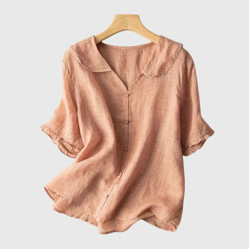 Chic Elegant Button-Up Blouse