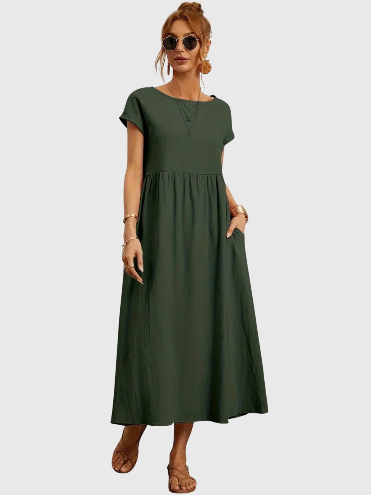 Casual Pocket Dress