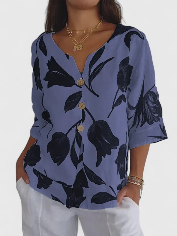 V-Neck Relaxed Fit Top