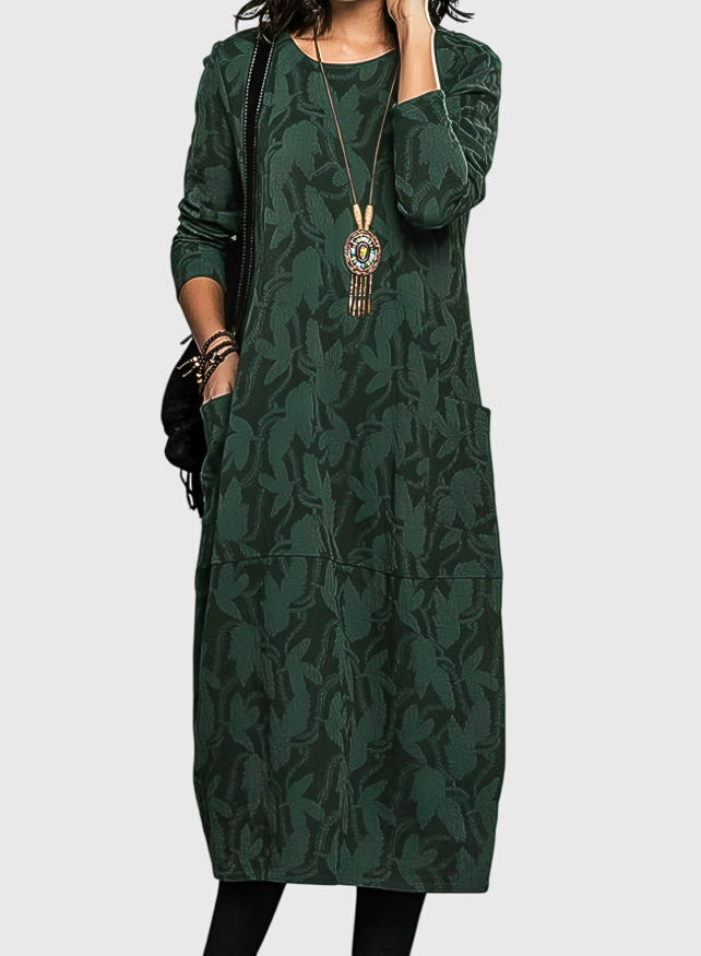 Casual Round-Neck Dress