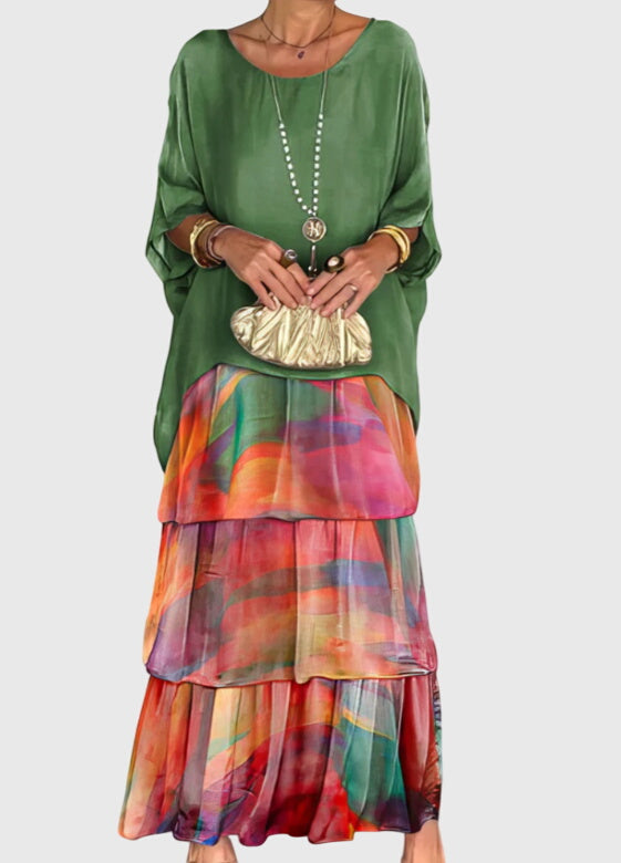 Elegant Long Flowing Dress