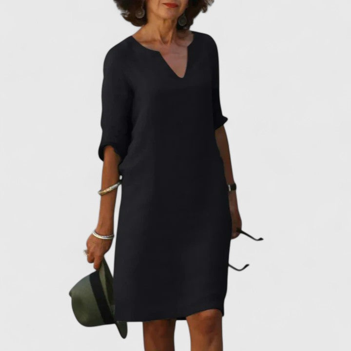 V-Neck Relaxed Fit Dress