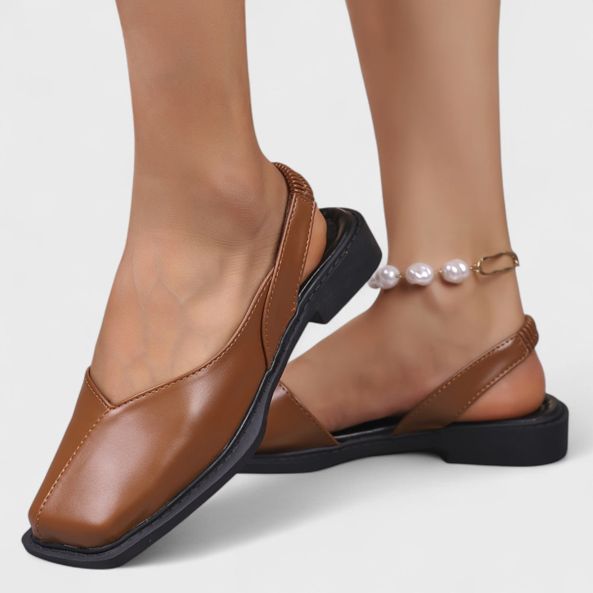 Chic Vintage Square Noise Mary Janes