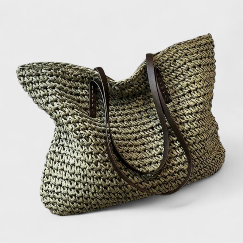 Woven Tote Handbag